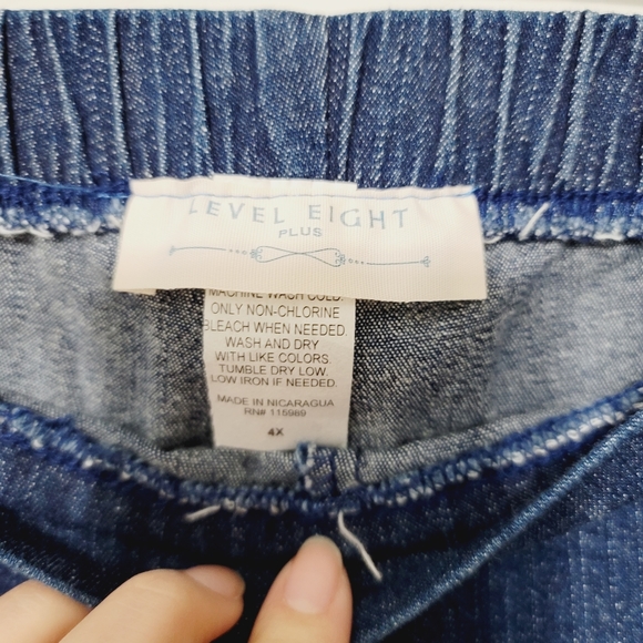 💕 Level Eight Plus Blue Jeans Size 4XL - Picture 5 of 9